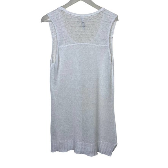 Miilla Linen Mesh Sleeveless Tunic Top Size Medium - Picture 6 of 9